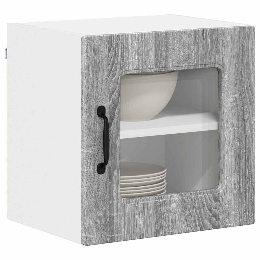 Keukenkast aan de muur 2 pcs Grijs Sonoma 40 x 31 x 40 cm