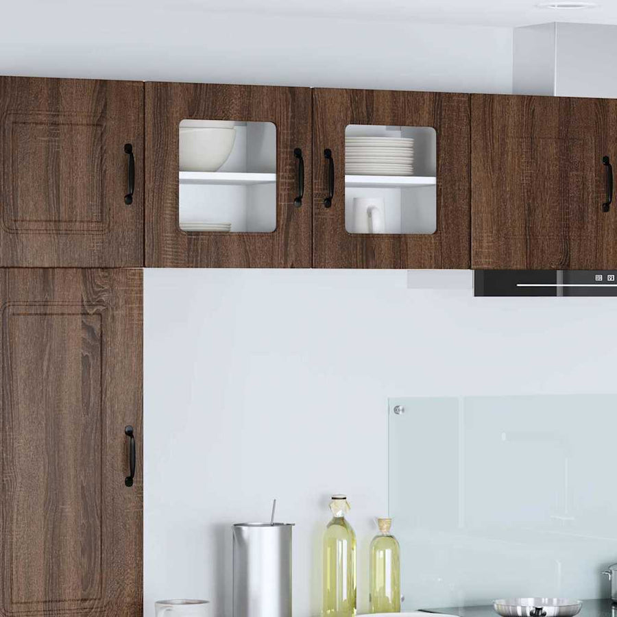 Keukenkast aan de muur 2 pcs Bruin Eiken 40 x 31 x 40 cm