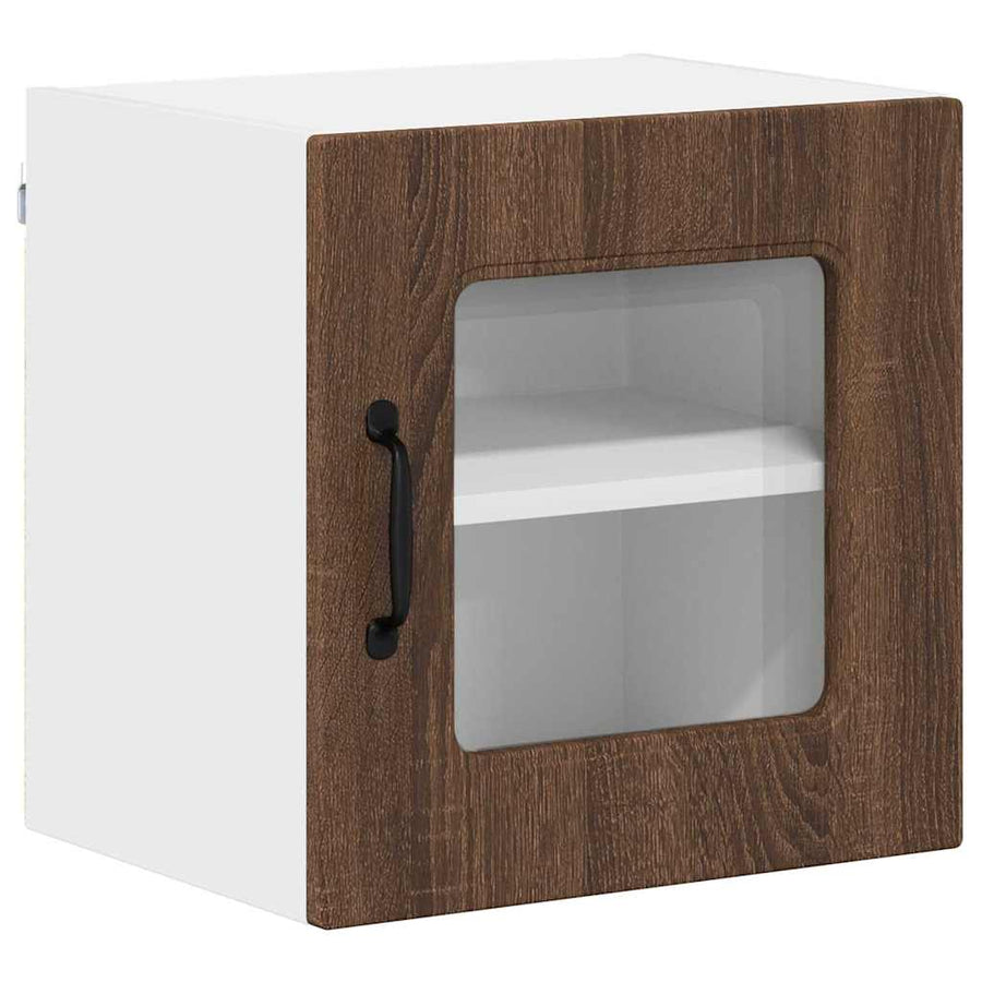 Keukenkast aan de muur 2 pcs Bruin Eiken 40 x 31 x 40 cm
