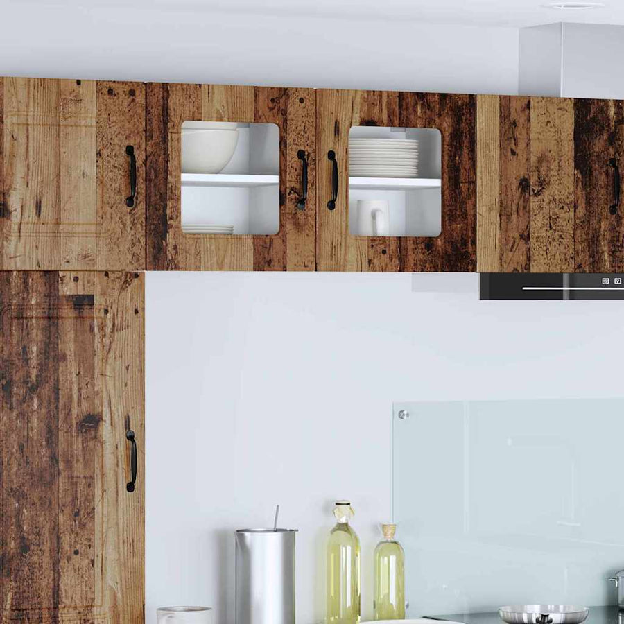 Keukenkast aan de muur Oud Hout 40 x 31 x 40 cm Bewerkt hout