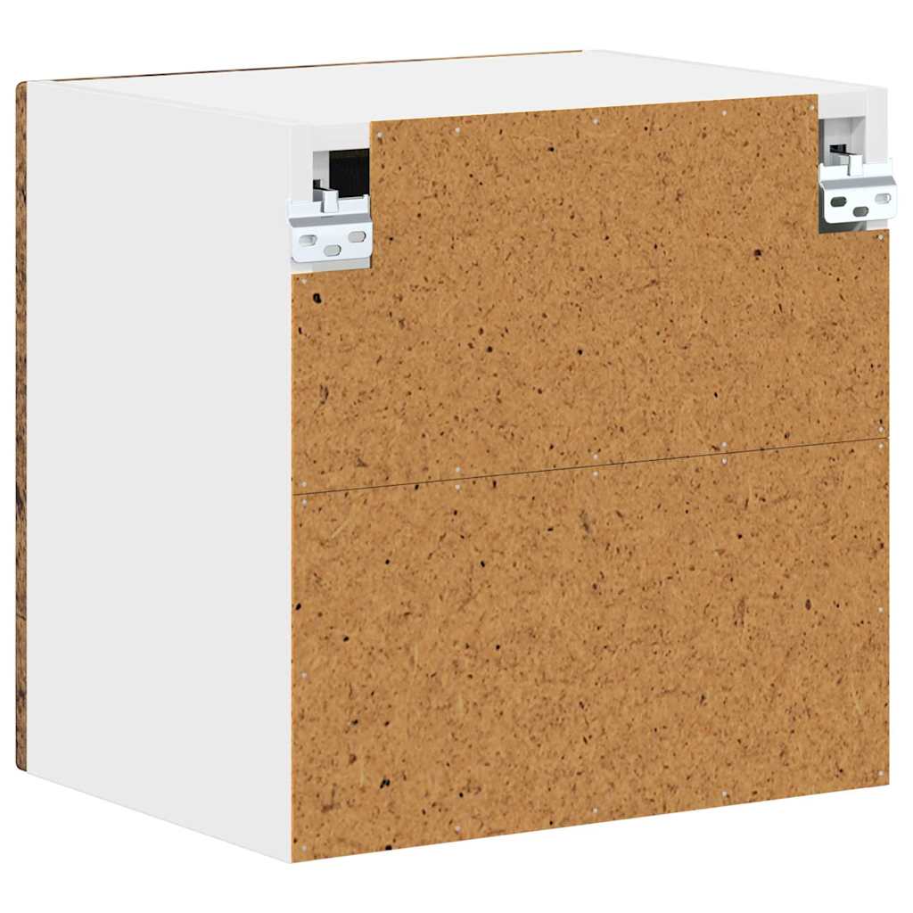 Keukenkast aan de muur met plank 2 pcs Oud Hout 40 x 31 x 40 cm