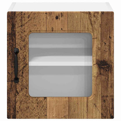 Keukenkast aan de muur met plank 2 pcs Oud Hout 40 x 31 x 40 cm