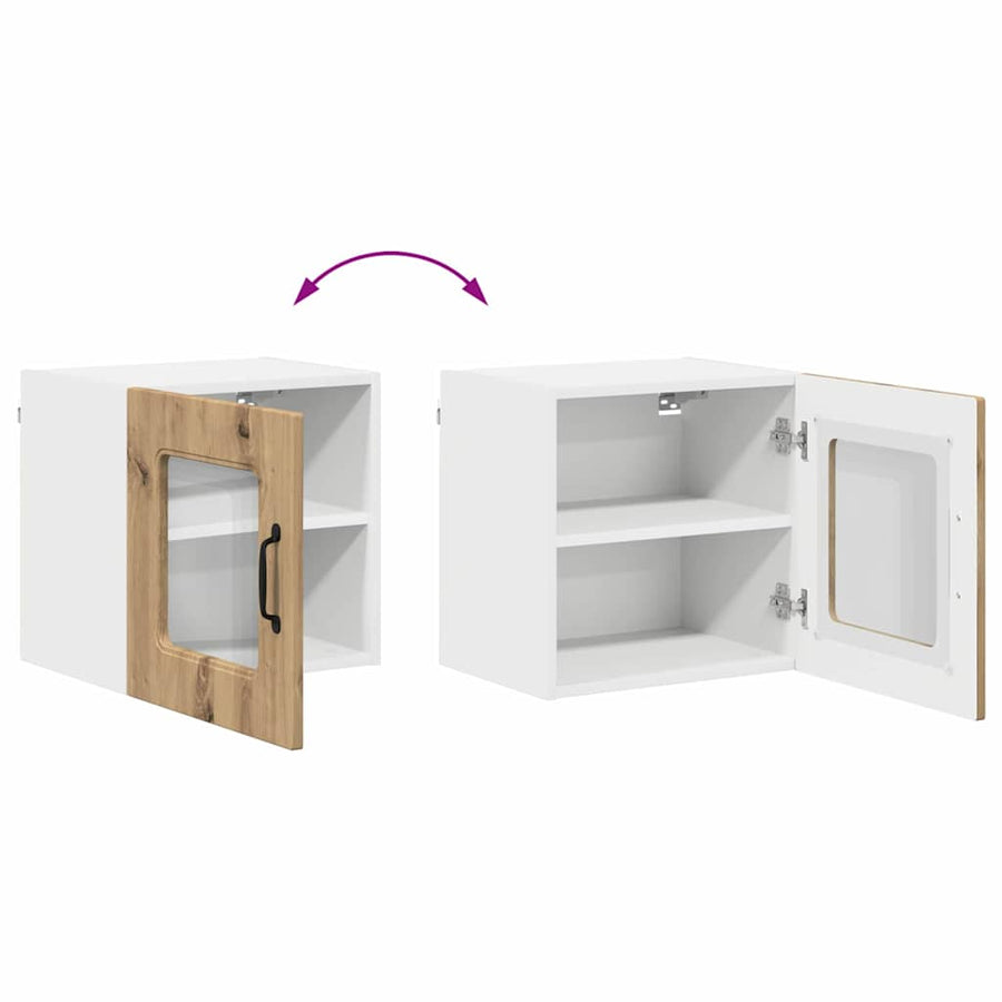 Keukenkast aan de muur met plank Artisan Eiken 40 x 31 x 40 cm
