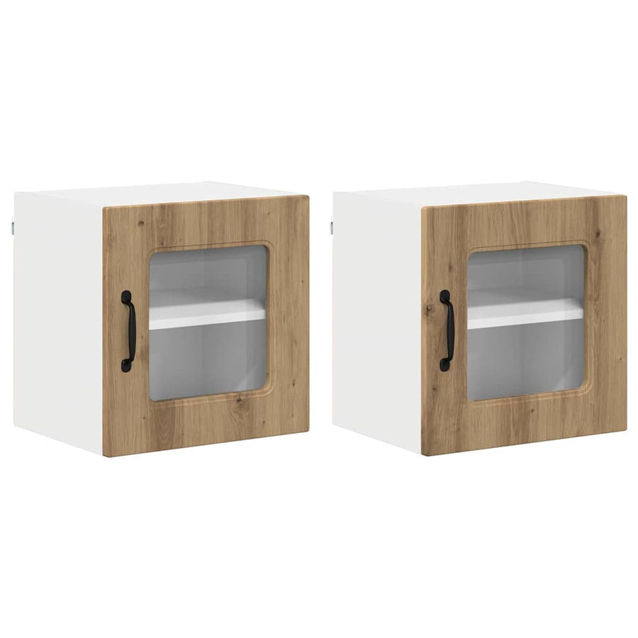 Keukenkast aan de muur 2 pcs Artisan Eiken 40 x 31 x 40 cm