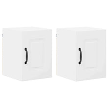 Keukenkast aan de muur 2 pcs Wit 30 x 31 x 40 cm Bewerkt hout