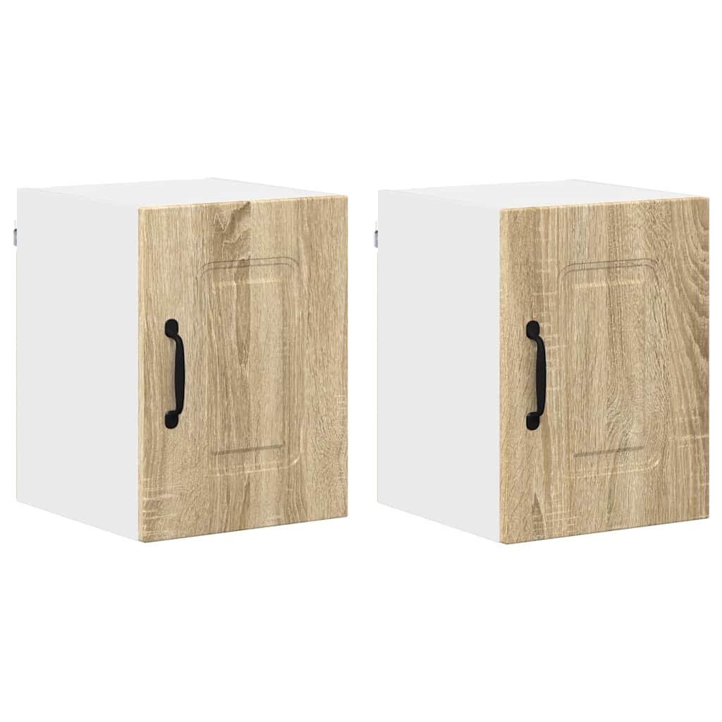 Keukenkast aan de muur 2 pcs Sonoma Eiken 30 x 31 x 40 cm