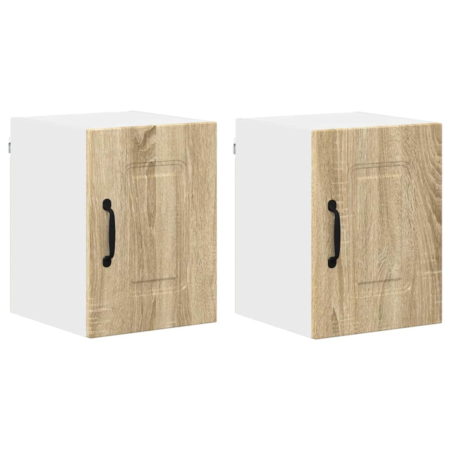 Keukenkast aan de muur 2 pcs Sonoma Eiken 30 x 31 x 40 cm