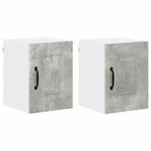 Keukenkast aan de muur 2 pcs Beton Grijs 30 x 31 x 40 cm