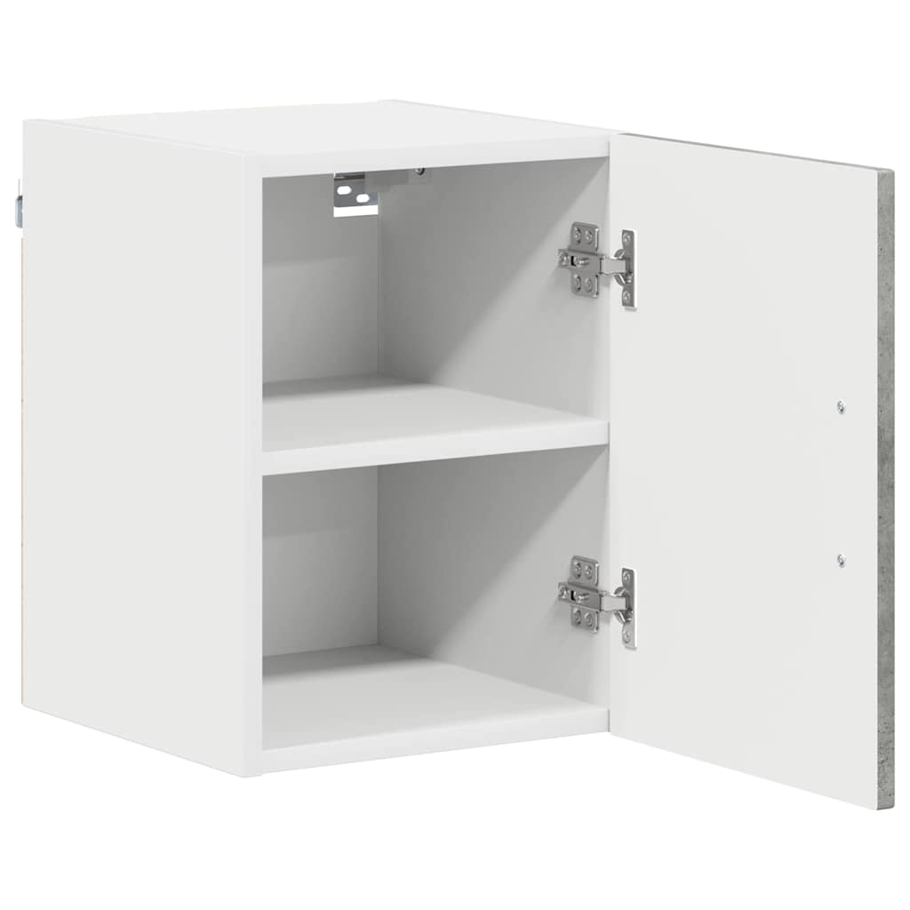 Keukenkast aan de muur 2 pcs Beton Grijs 30 x 31 x 40 cm
