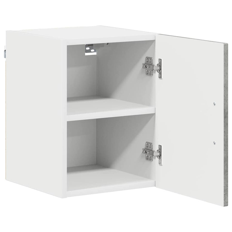 Keukenkast aan de muur 2 pcs Beton Grijs 30 x 31 x 40 cm