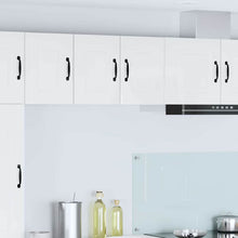 Keukenkast aan de muur met plank Hoogglans wit 30 x 31 x 40 cm