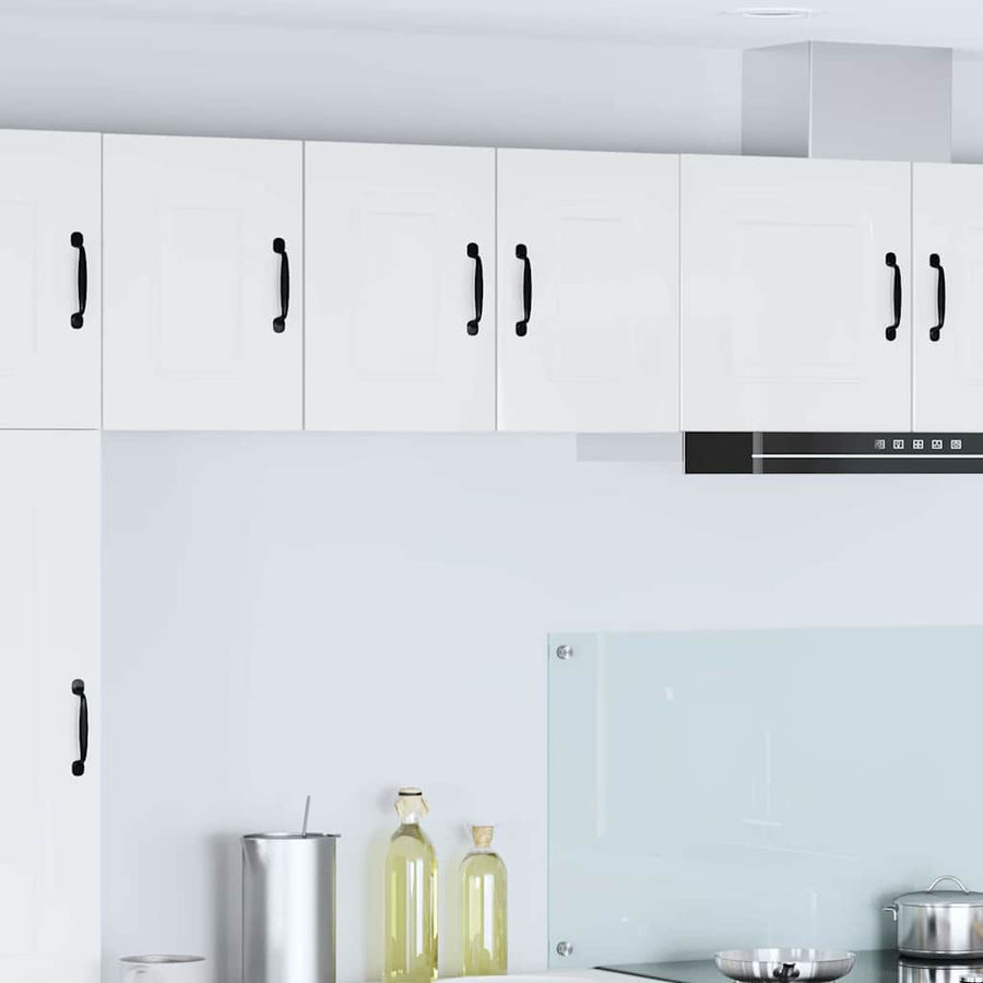 Keukenkast aan de muur met plank Hoogglans wit 30 x 31 x 40 cm