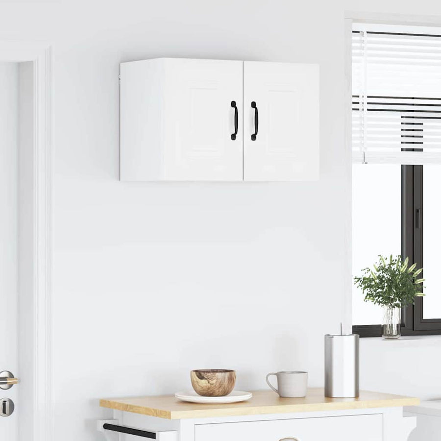Keukenkast aan de muur met plank Hoogglans wit 30 x 31 x 40 cm