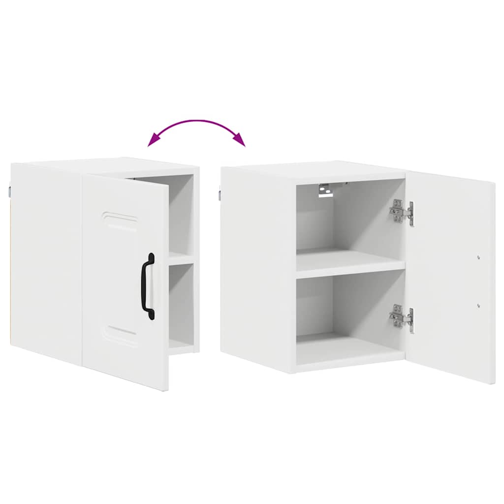 Keukenkast aan de muur met plank Hoogglans wit 30 x 31 x 40 cm