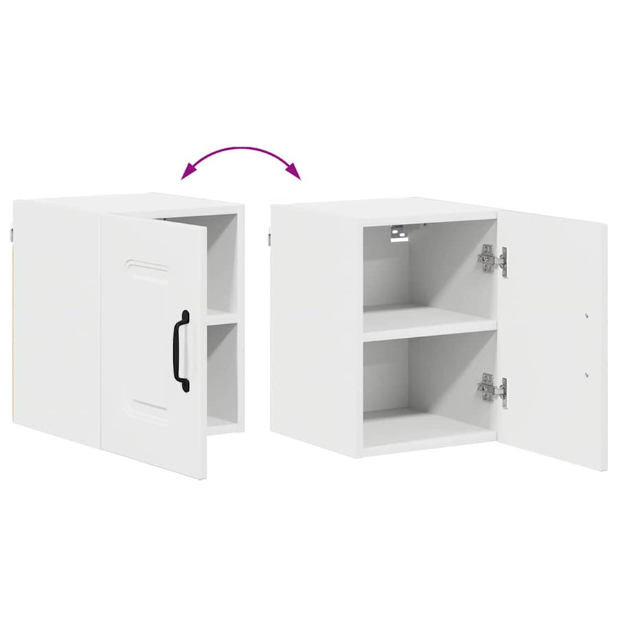 Keukenkast aan de muur met plank Hoogglans wit 30 x 31 x 40 cm