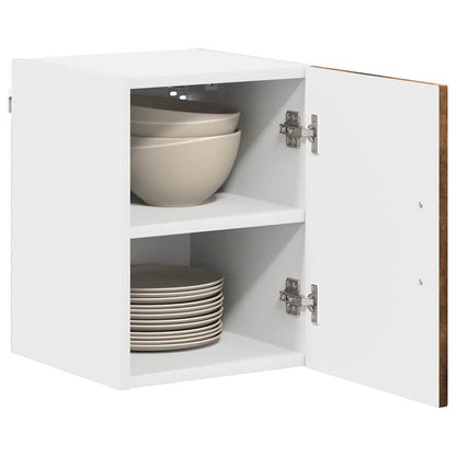 Keukenkast aan de muur met plank Gerookt eiken 30 x 31 x 40 cm