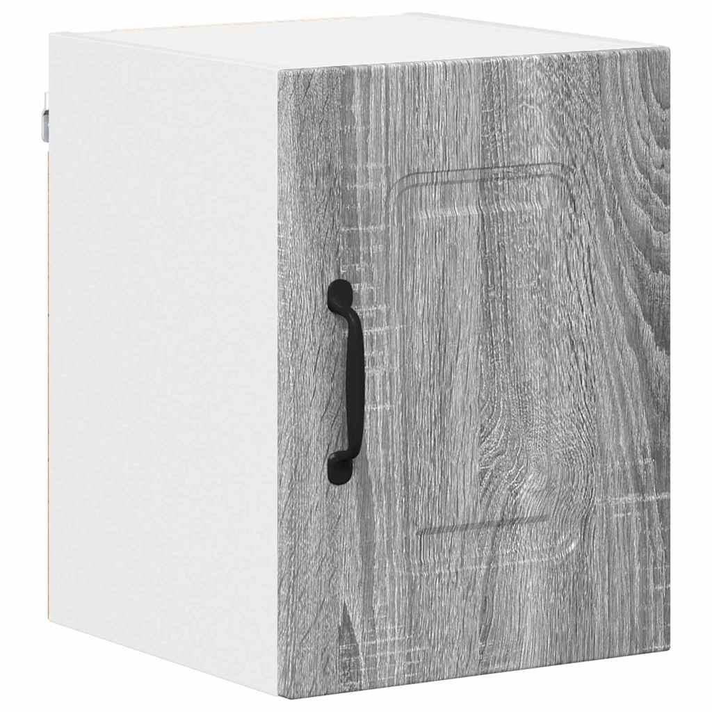 Keukenkast aan de muur met plank Grijs Sonoma 30 x 31 x 40 cm