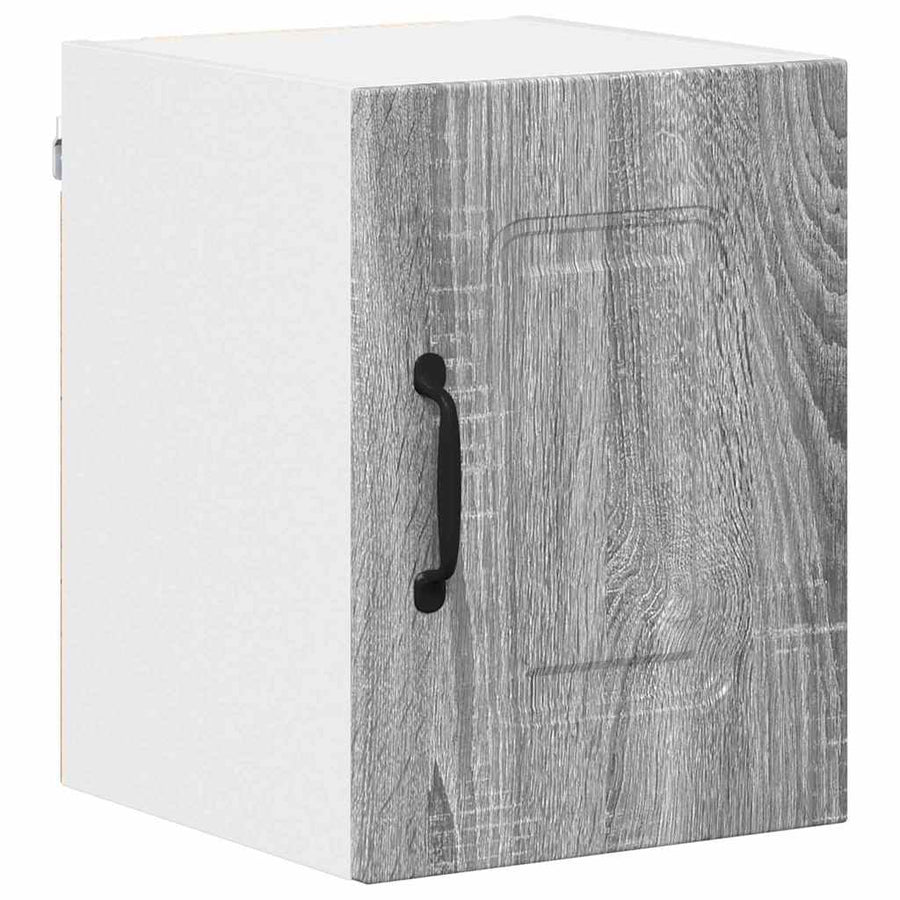 Keukenkast aan de muur met plank Grijs Sonoma 30 x 31 x 40 cm