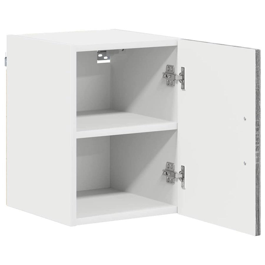 Keukenkast aan de muur met plank Grijs Sonoma 30 x 31 x 40 cm