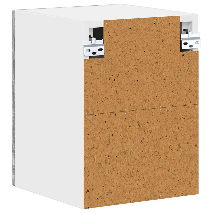 Keukenkast aan de muur met plank Grijs Sonoma 30 x 31 x 40 cm