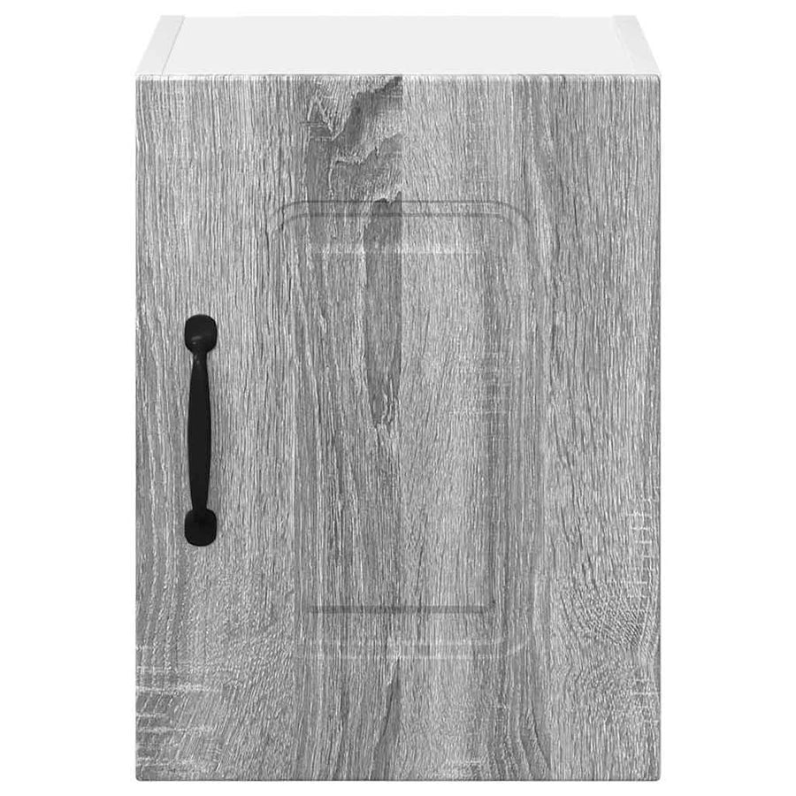 Keukenkast aan de muur met plank Grijs Sonoma 30 x 31 x 40 cm