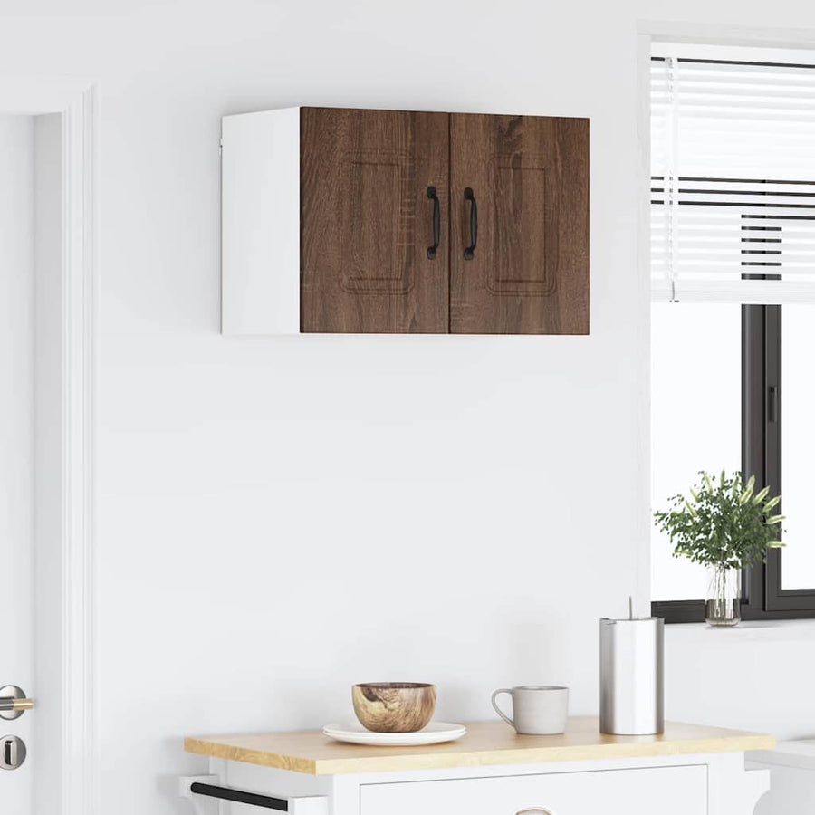 Keukenkast aan de muur Bruin Eiken 30 x 31 x 40 cm Bewerkt hout