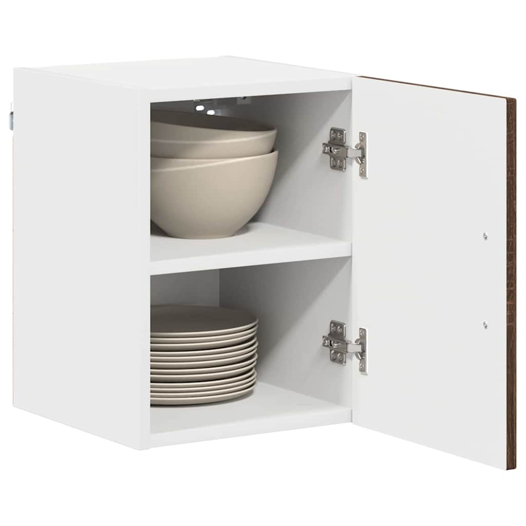 Keukenkast aan de muur Bruin Eiken 30 x 31 x 40 cm Bewerkt hout