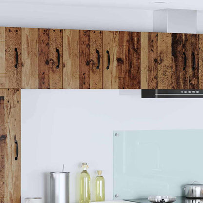 Keukenkast aan de muur met plank 2 pcs Oud Hout 30 x 31 x 40 cm