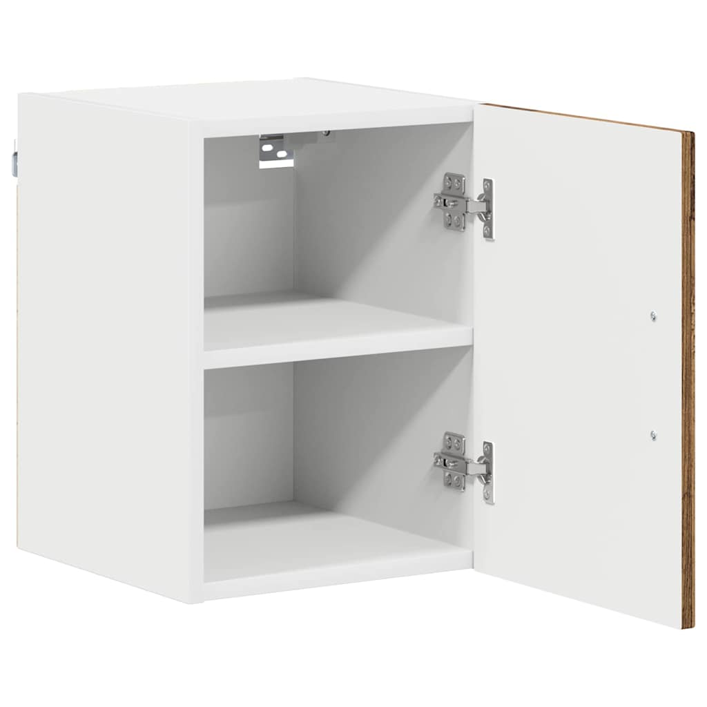 Keukenkast aan de muur met plank 2 pcs Oud Hout 30 x 31 x 40 cm