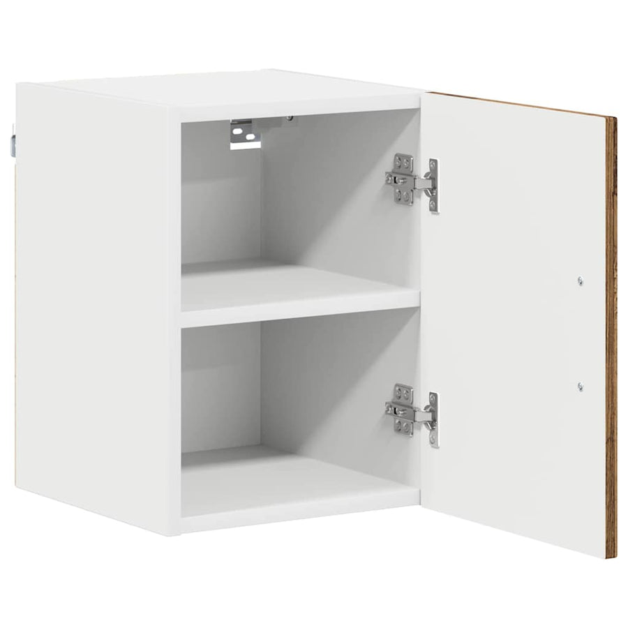 Keukenkast aan de muur met plank 2 pcs Oud Hout 30 x 31 x 40 cm