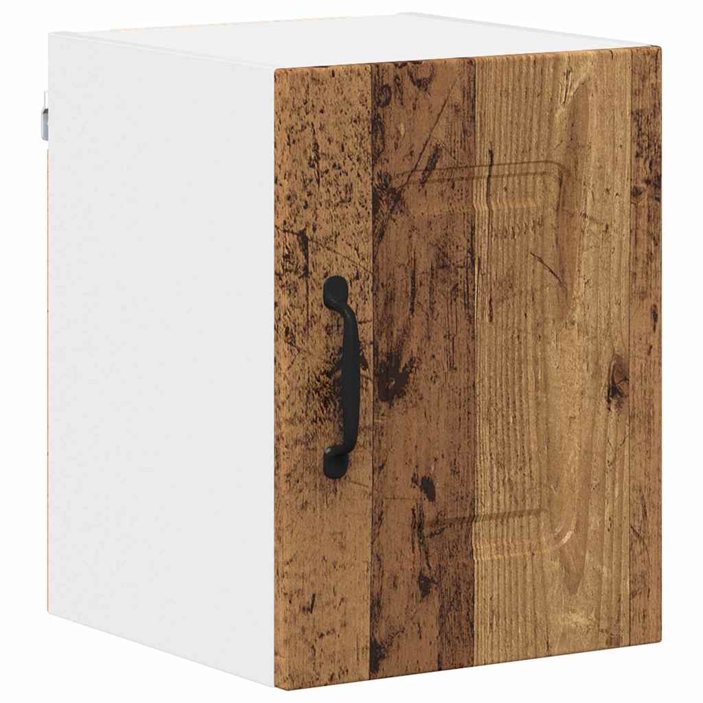 Keukenkast aan de muur met plank 2 pcs Oud Hout 30 x 31 x 40 cm