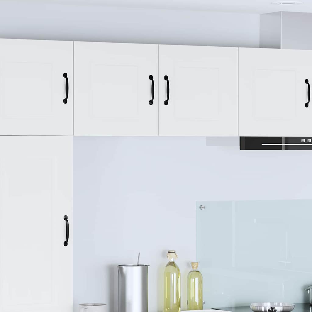 Keukenkast aan de muur 2 pcs Wit 40 x 31 x 40 cm Bewerkt hout