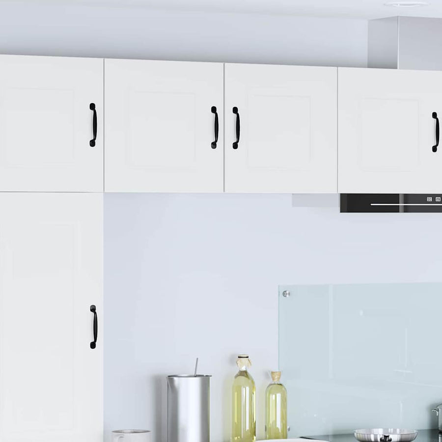 Keukenkast aan de muur 2 pcs Wit 40 x 31 x 40 cm Bewerkt hout