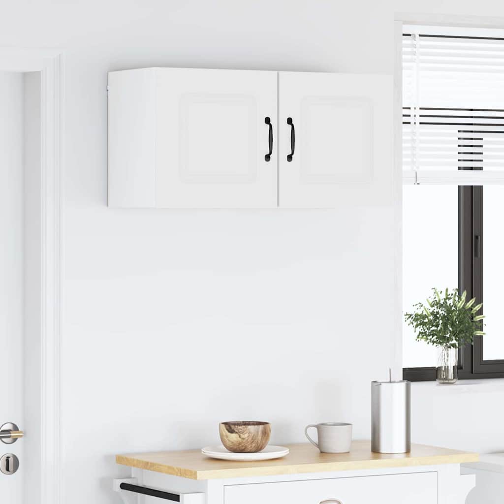 Keukenkast aan de muur 2 pcs Wit 40 x 31 x 40 cm Bewerkt hout
