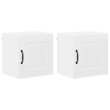 Keukenkast aan de muur 2 pcs Wit 40 x 31 x 40 cm Bewerkt hout