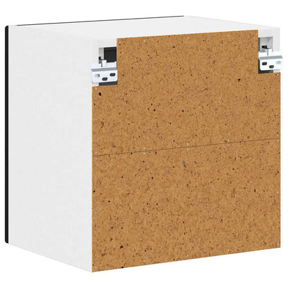 Keukenkast aan de muur 2 pcs Zwart 40 x 31 x 40 cm Bewerkt hout