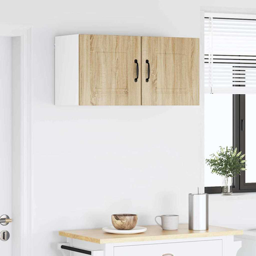 Keukenkast aan de muur 2 pcs Sonoma Eiken 40 x 31 x 40 cm