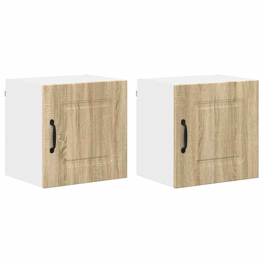 Keukenkast aan de muur 2 pcs Sonoma Eiken 40 x 31 x 40 cm
