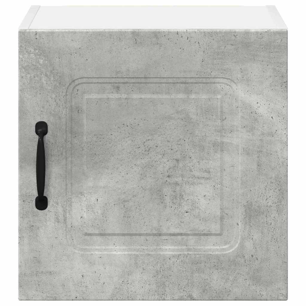 Keukenkast aan de muur Beton Grijs 40 x 31 x 40 cm Bewerkt hout