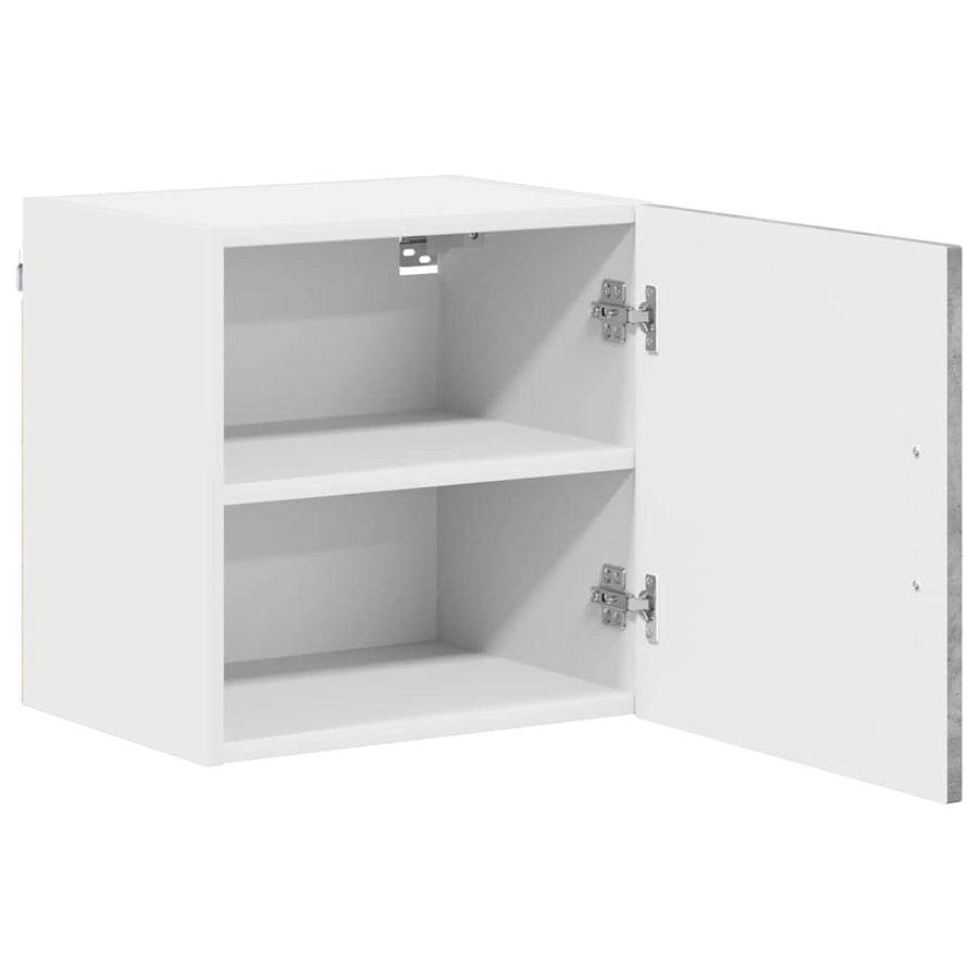 Keukenkast aan de muur 2 pcs Beton Grijs 40 x 31 x 40 cm