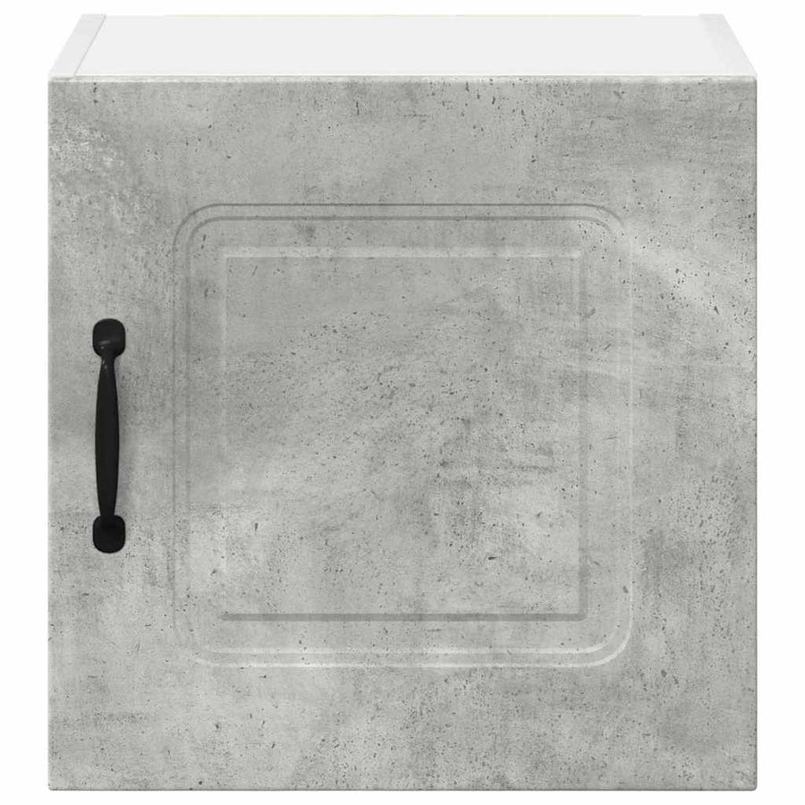 Keukenkast aan de muur 2 pcs Beton Grijs 40 x 31 x 40 cm