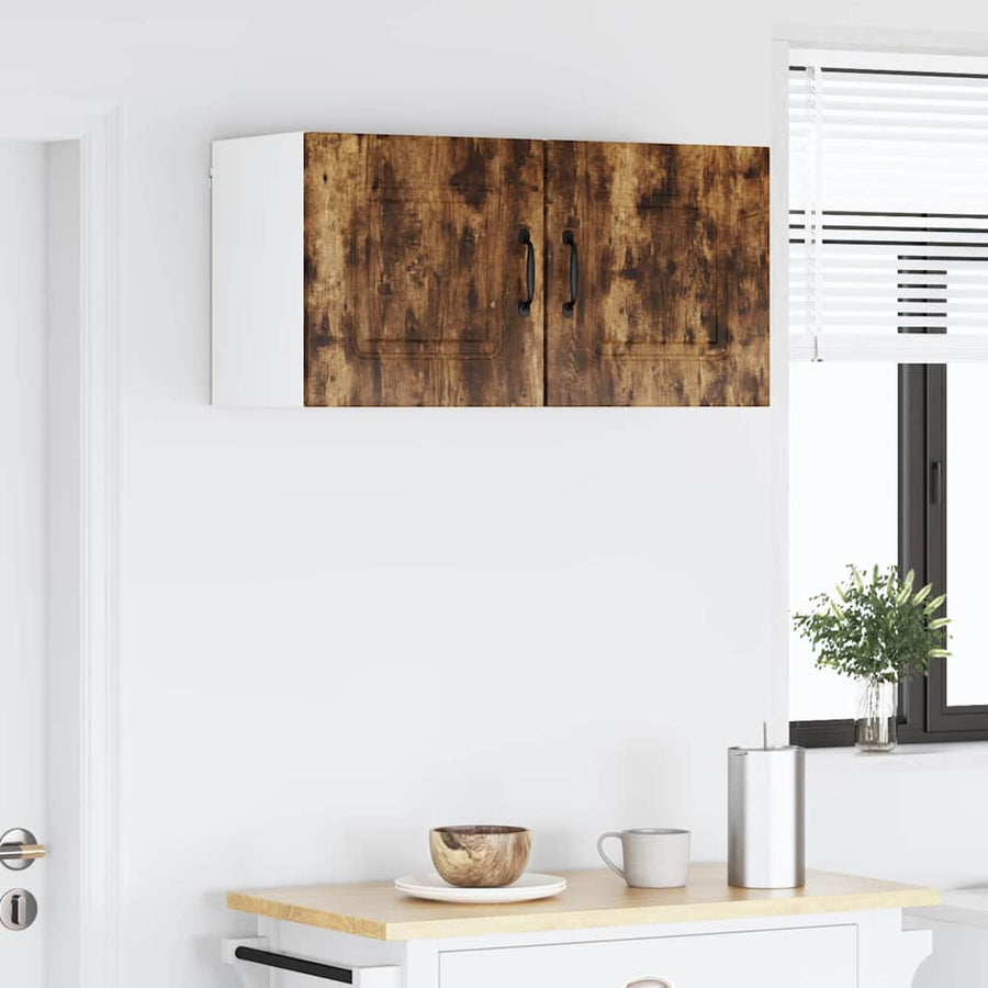 Keukenkast aan de muur met plank Gerookt eiken 40 x 31 x 40 cm