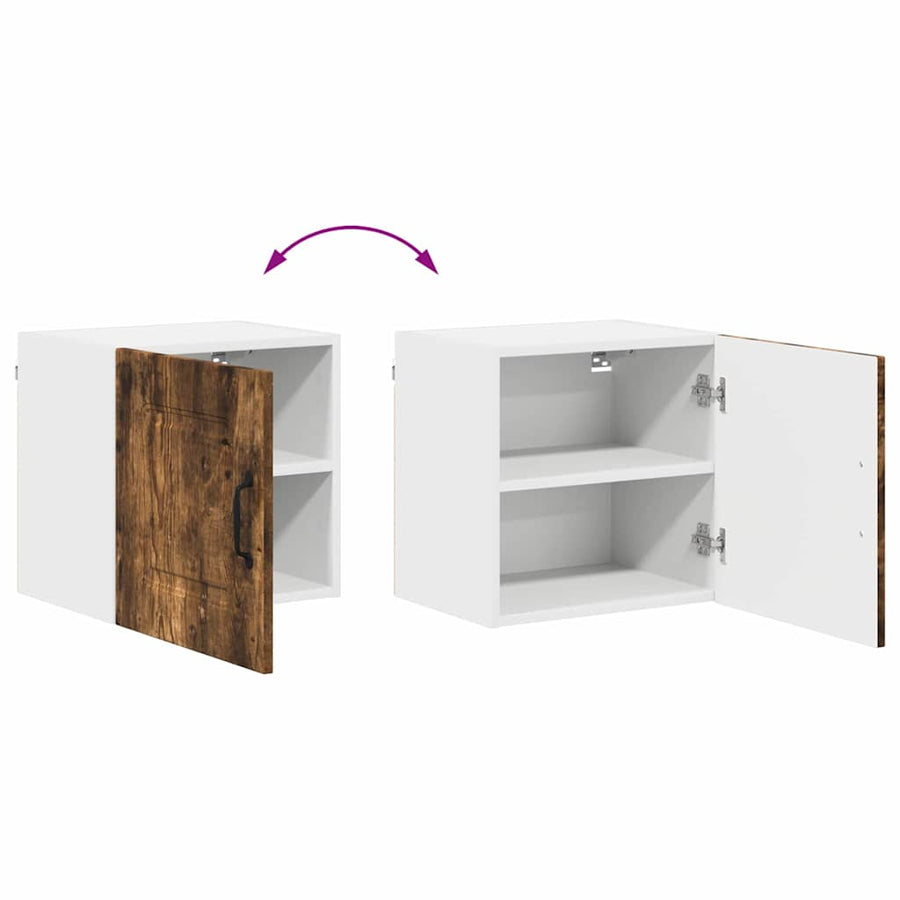 Keukenkast aan de muur met plank Gerookt eiken 40 x 31 x 40 cm
