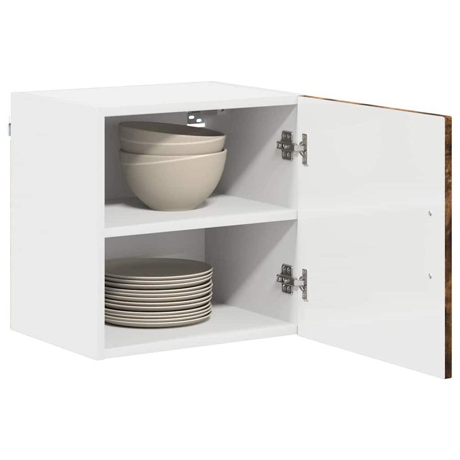 Keukenkast aan de muur met plank Gerookt eiken 40 x 31 x 40 cm
