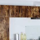 Kitchen cabinet Kalmar 2 pcs Smoked oak 40 x 31 x 40 cm
