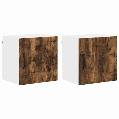 Keukenkast aan de muur 2 pcs Gerookt eiken 40 x 31 x 40 cm