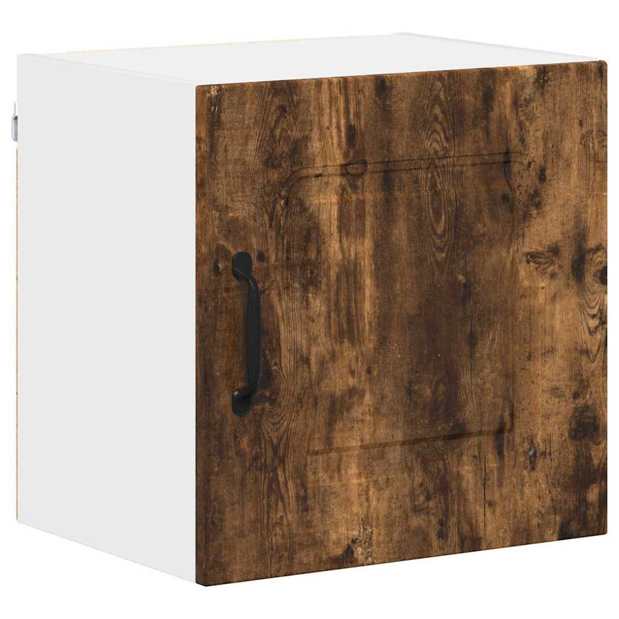Keukenkast aan de muur 2 pcs Gerookt eiken 40 x 31 x 40 cm