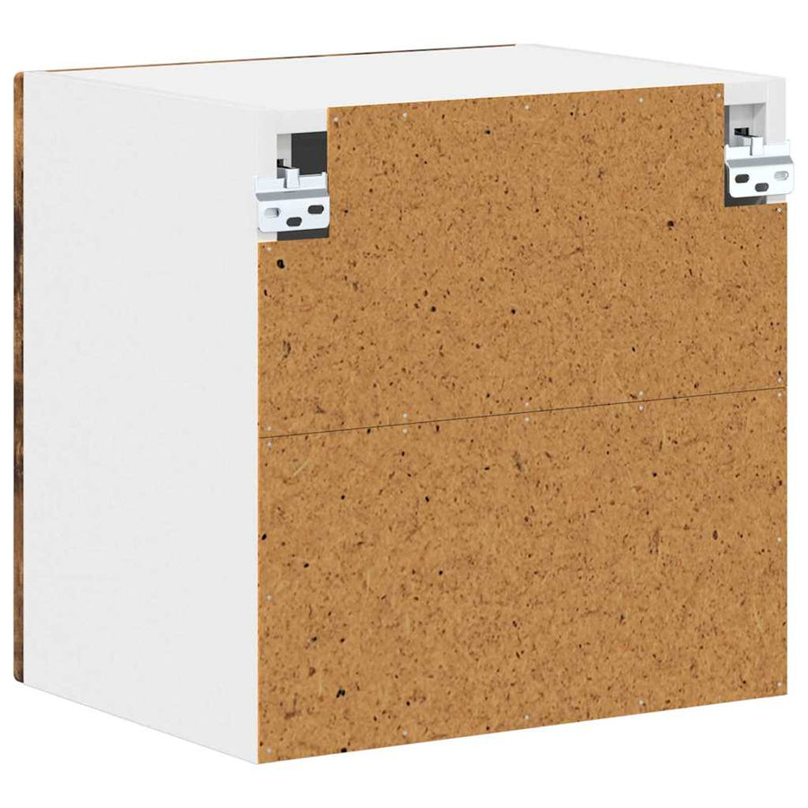 Keukenkast aan de muur 2 pcs Gerookt eiken 40 x 31 x 40 cm