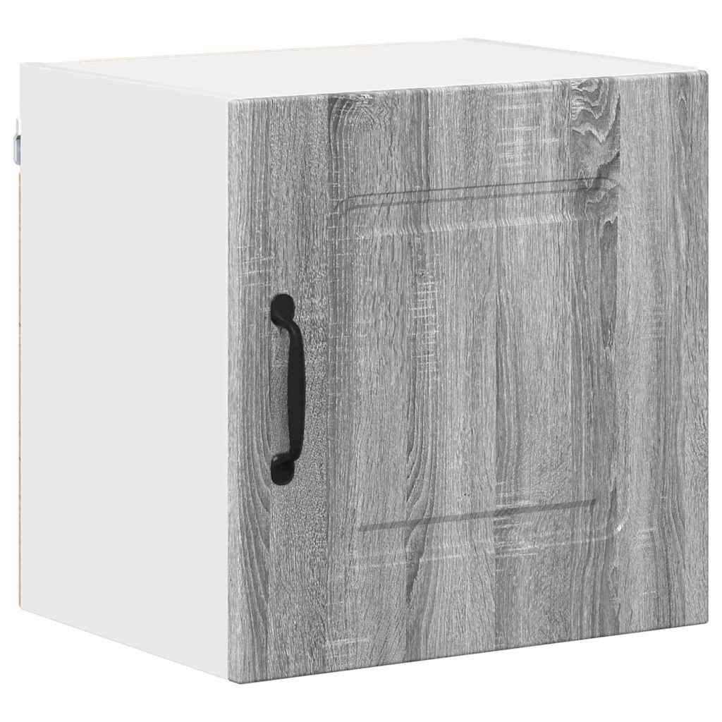 Keukenkast aan de muur met plank Grijs Sonoma 40 x 31 x 40 cm