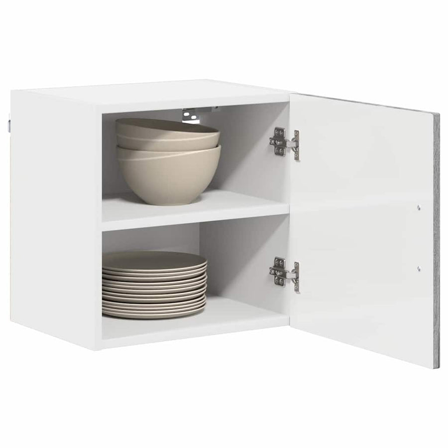 Keukenkast aan de muur met plank Grijs Sonoma 40 x 31 x 40 cm